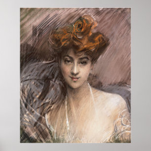 Poster Boldini - Portrait De Lucie Gerard