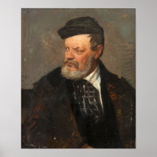 Poster Boldini - Portrait de son père, Antonio…