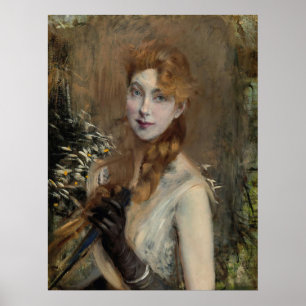 Poster Boldini - Tresse blonde 1885