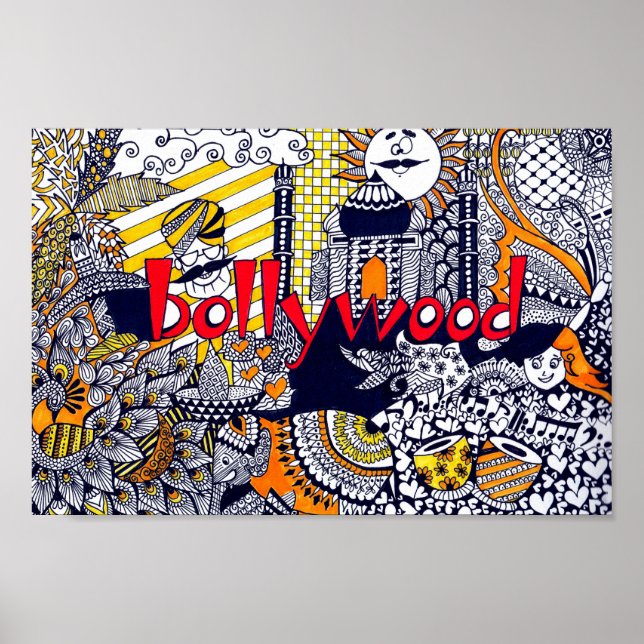 Poster Bollywood (Devant)