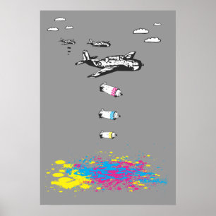 Poster Bombardement