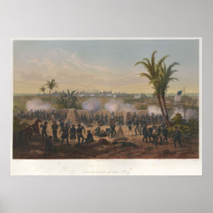 Poster Bombardement de Vera Cruz