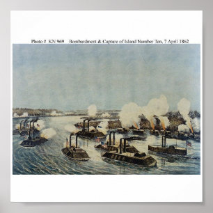 Poster Bombardement et capture de l'île numéro dix