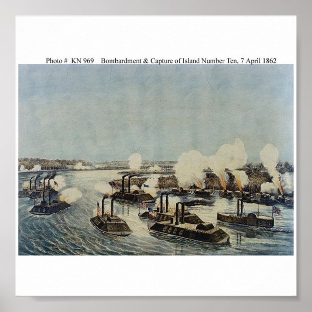 Poster Bombardement et capture de l'île numéro dix (Devant)