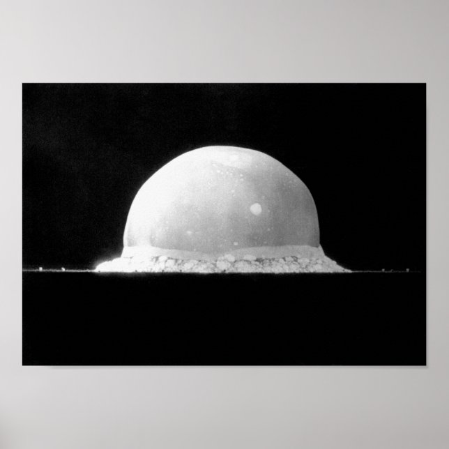 Poster Bombe à essai nucléaire de Trinity - 1945 (Devant)
