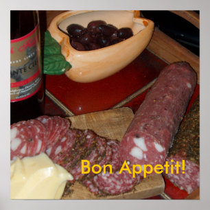 Poster : "Bon Appetit !"