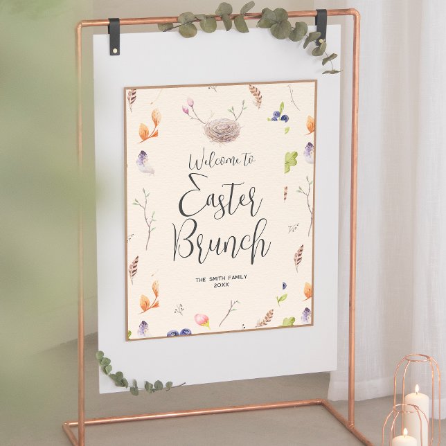 Poster Bon Brunch de Pâques (Créateur téléchargé)