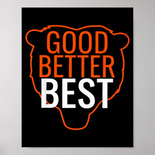 Poster Bon Meilleur Bes Chicago Bon Meilleur Hommes Femme