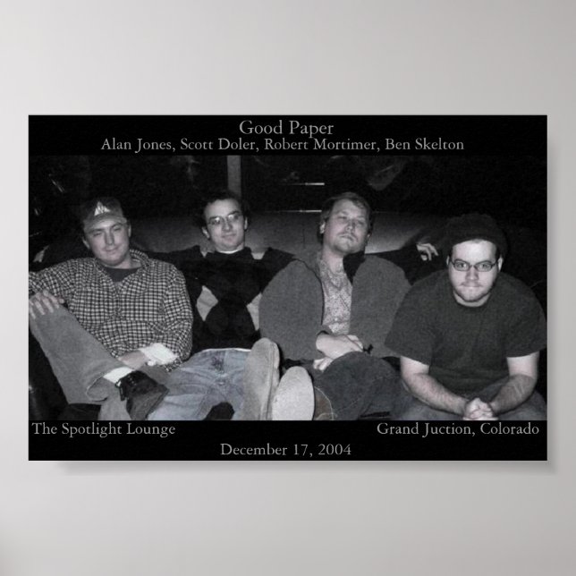 Poster Bon papier (Devant)