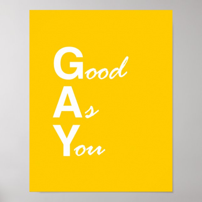 POSTER BON QUE TU GAYS (Devant)