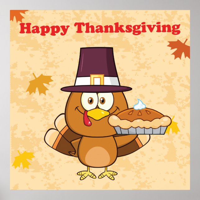 Poster Bon thanksgiving (Devant)