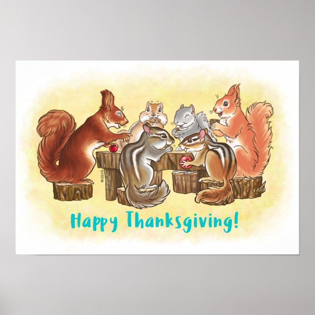 POSTER BON THANKSGIVING ! (Devant)