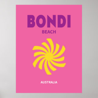 Poster Bondi Beach Australie