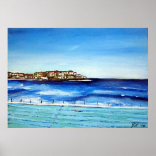 Poster Bondi Beach Icebergs...ma couleur alimentaire est 