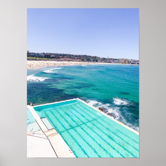 Poster Bondi Icebergs Photographie d'art (Devant)