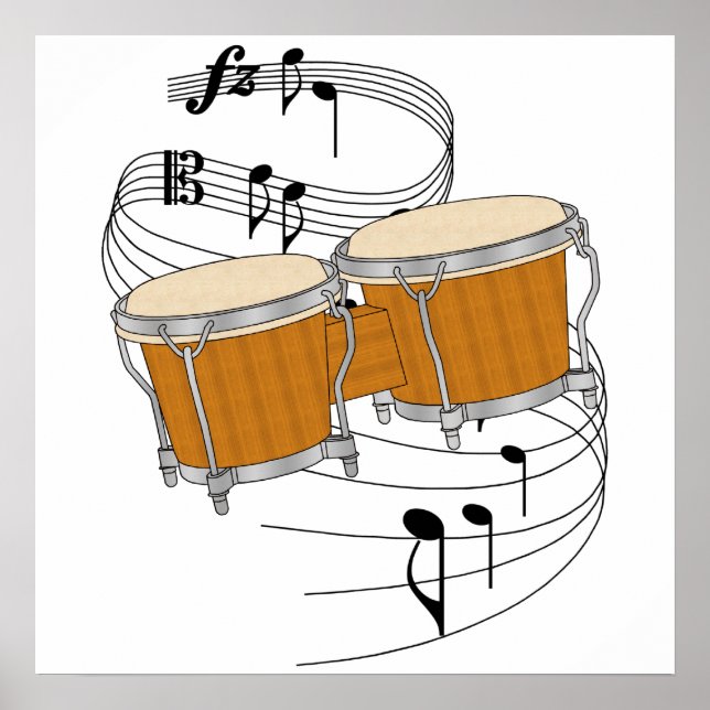 Poster Bongos (Devant)