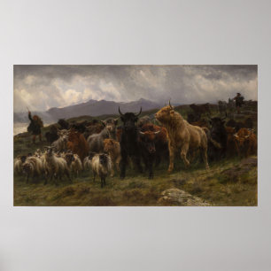 Poster Bonheur - Highland Raid 1860