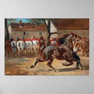 Poster Bonheur - Horse Trotting