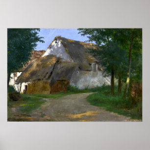 Poster Bonheur - La Ferme À L'Entrée Du Bois