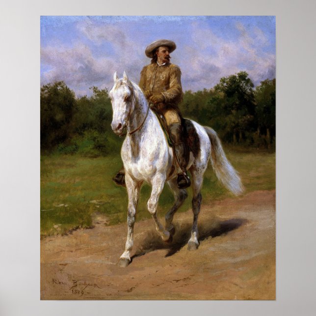 Poster Bonheur - Portrait Du Colonel William F. Cody (Devant)