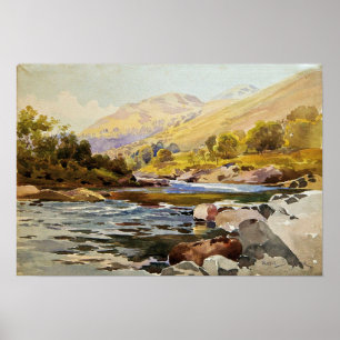 Poster Bonheur - River Landscape