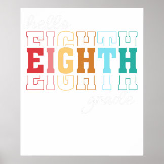 Poster bonjour 8e année