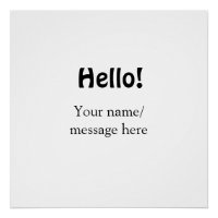 Bonjour ajouter un message de nom simple minimum é