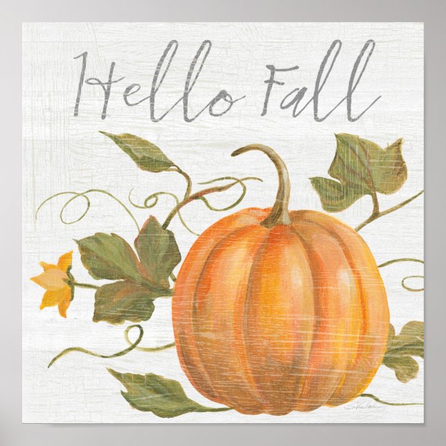 Poster Bonjour automne (Devant)