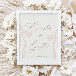 Poster Bonjour Bébé Pink Paris Tour Eiffel Cartes et cade