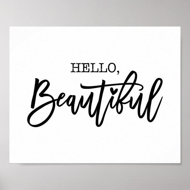 Poster Bonjour belle (Devant)