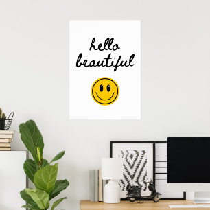 Poster Bonjour belle