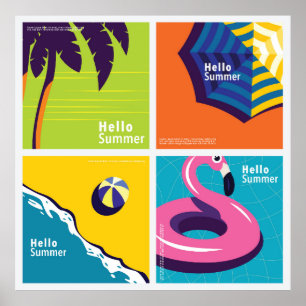 Poster Bonjour été