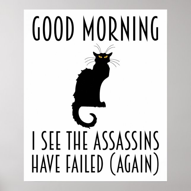 Poster Bonjour - Je Vois Les Assassins Échoués (Devant)