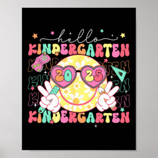 Poster Bonjour maternelle visage souriant Ck rentrée scol