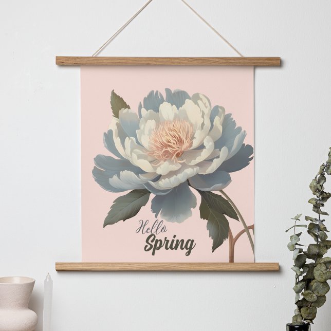 POSTER BONJOUR PRINTEMPS FLEURS VINTAGES (Créateur téléchargé)