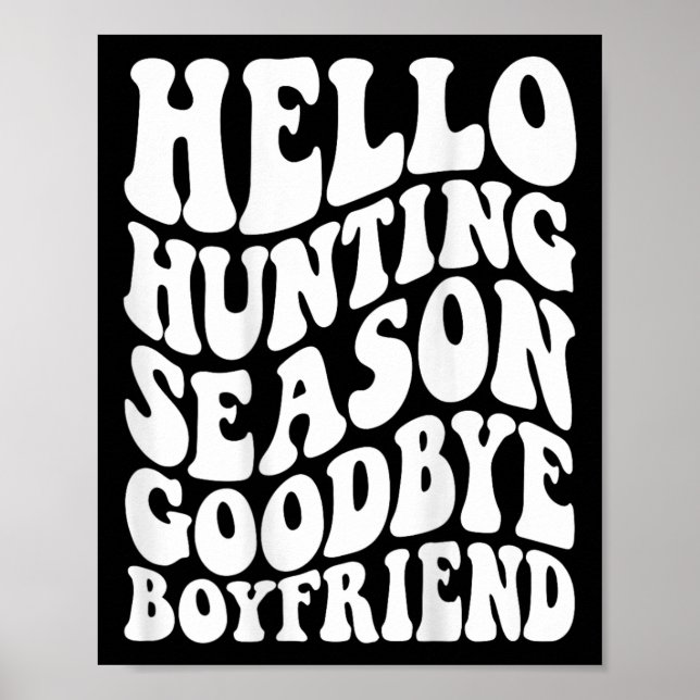 Poster Bonjour saison de chasse Goodbye Husbynd (Devant)