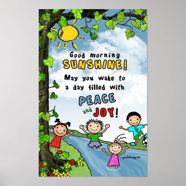 Poster Bonjour Sunshine ! (Devant)
