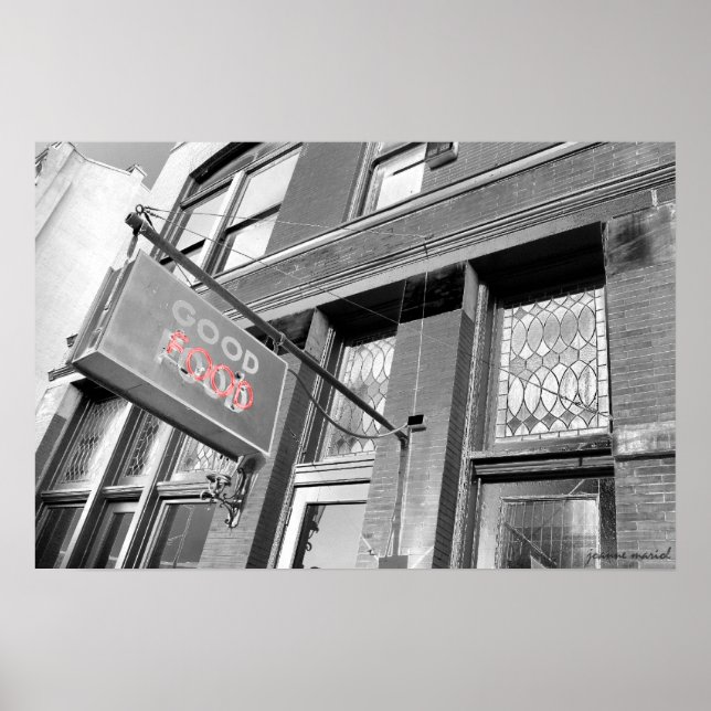 Poster Bonne alimentation (Devant)