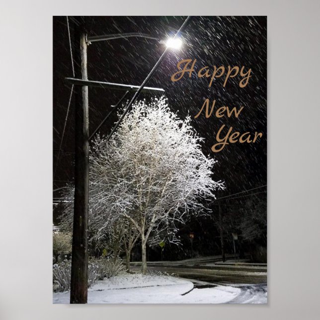 Poster Bonne année (Devant)