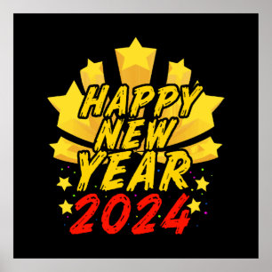 Poster Bonne année 2024