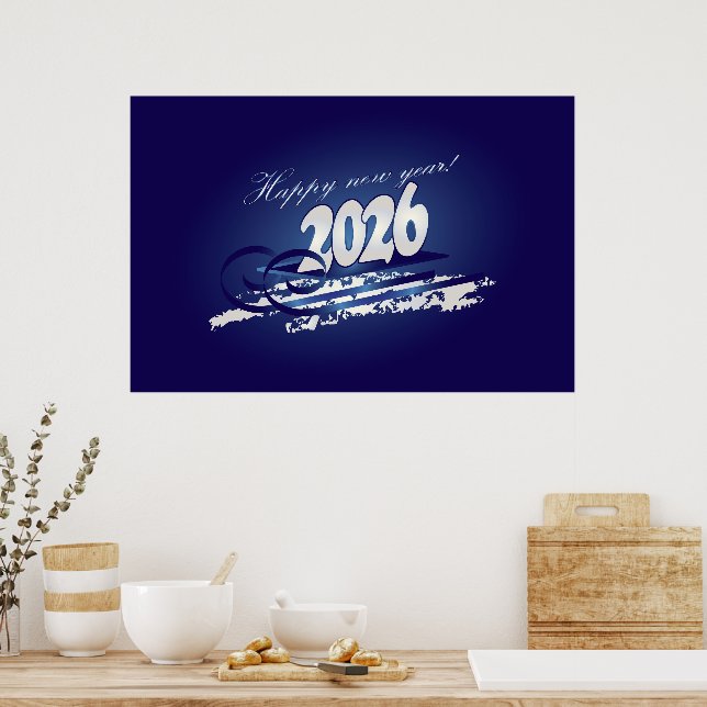 Poster Bonne année 2026 (Cuisine)