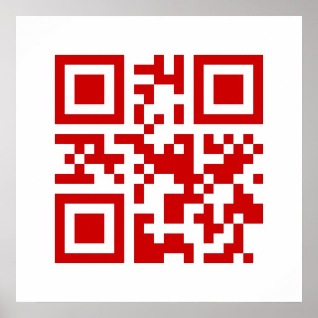 Poster Bonne année ! — Code QR (Devant)