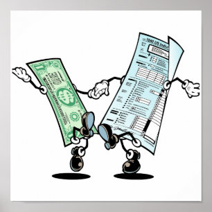 Poster Bonne conception des remboursements d'impôt