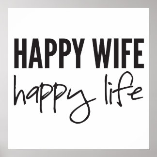 Poster Bonne Femme Bonne Vie