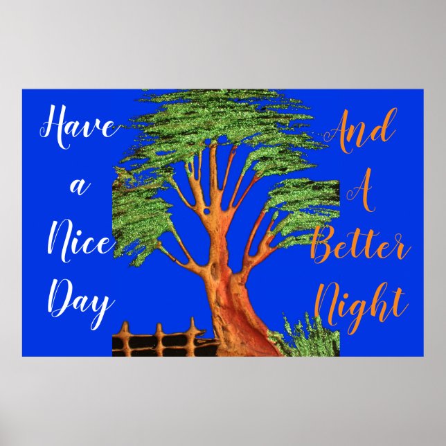 Poster Bonne journée et meilleure nuit (Devant)