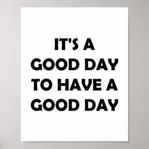 Poster Bonne Journée   Pensée inspirante