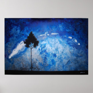 Poster Bonne nuit Lune