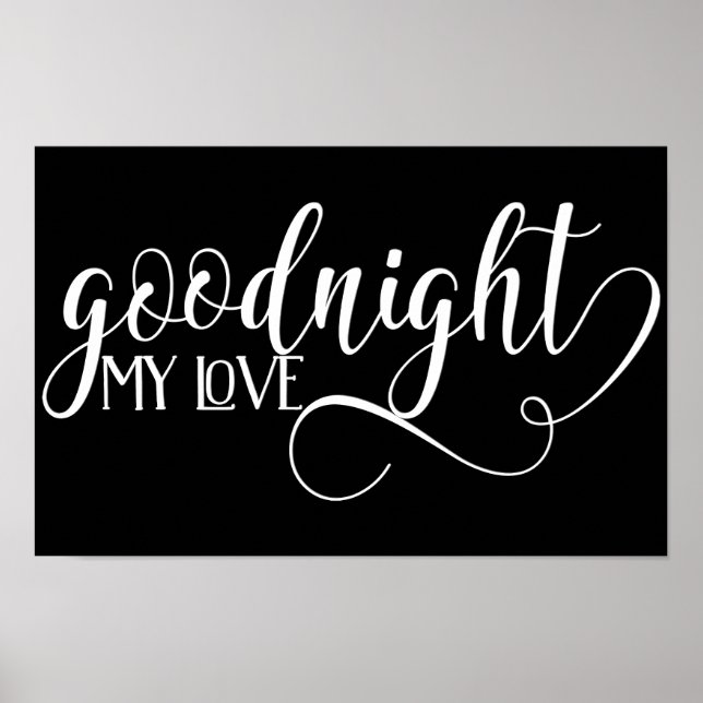 Poster Bonne nuit Mon amour (Devant)