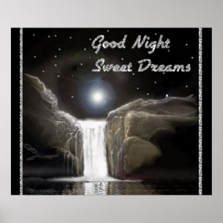 Poster Bonne nuit Sweet Dreams