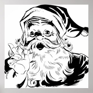 Poster Bonne Père Noël